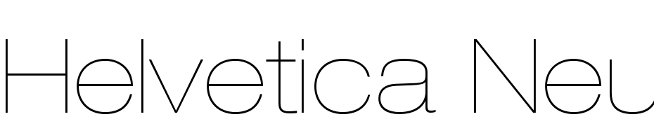 Helvetica Neue LT Std 23 Ultra Light Extended cкачати шрифт безкоштовно